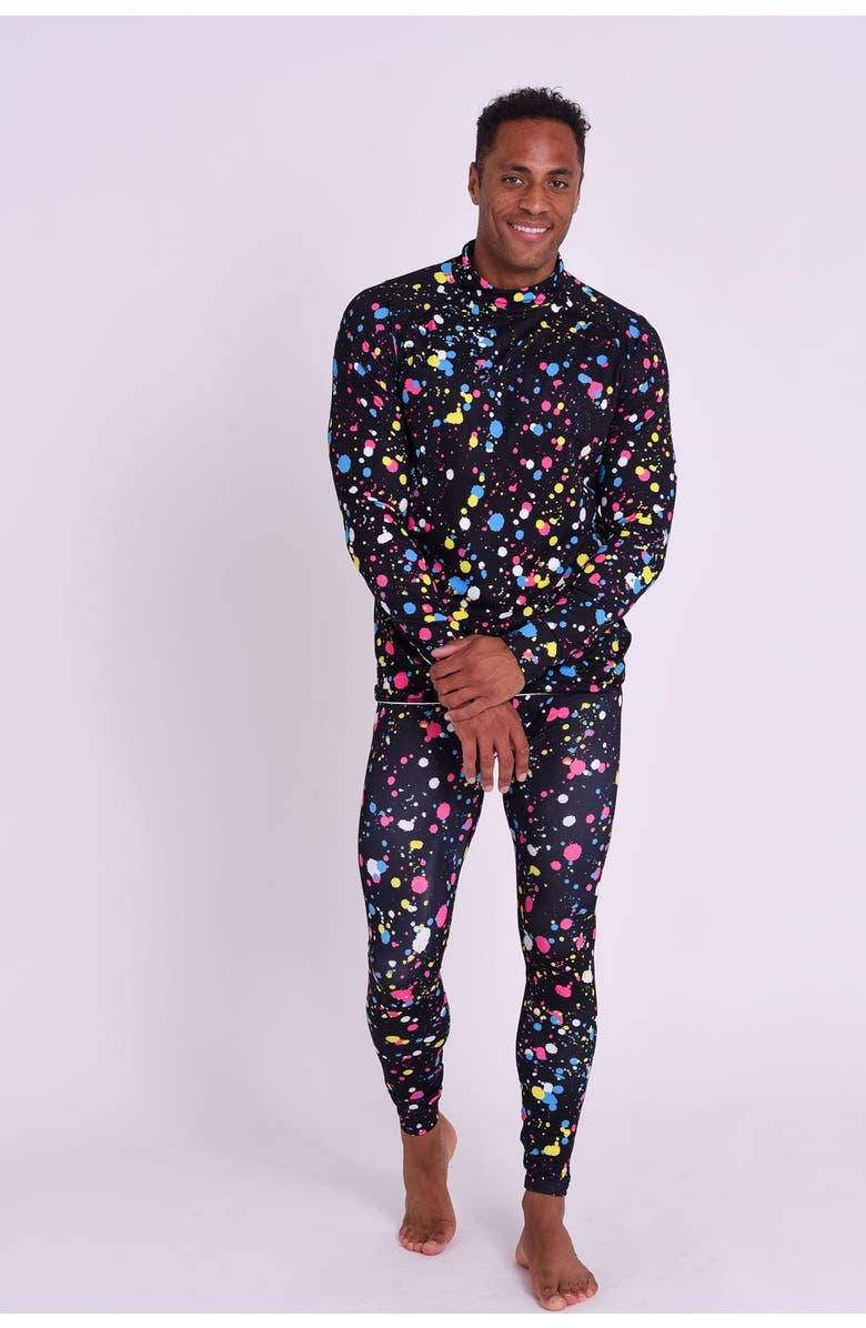 OOSC Baselayer Pant - Catalina Wine Mixer Men's, Alternate, color, Multi-Colour