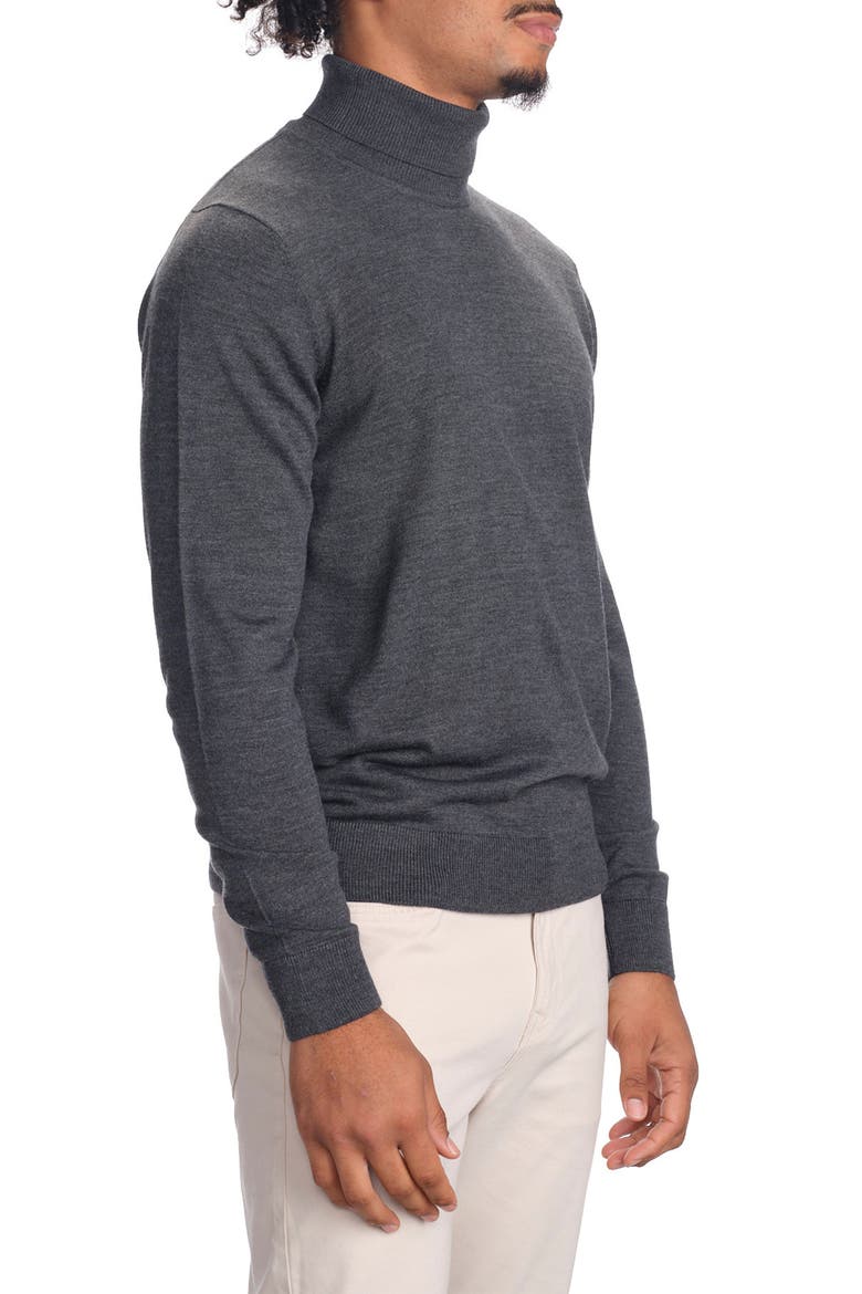 The Featherweight Merino Turtleneck Sweater, Alternate, color, CHARCOAL