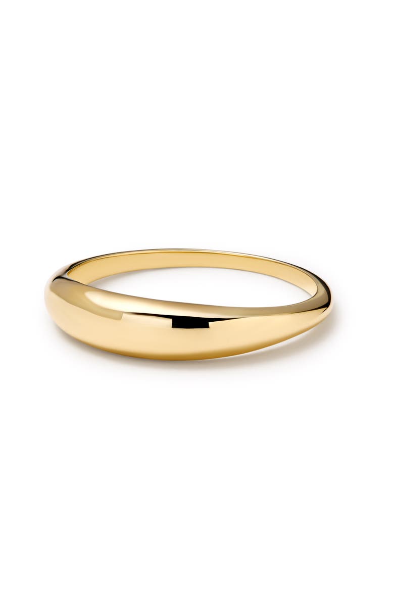 Gold Band Ring - Gold Slim Dome Ring, Alternate, color, Gold