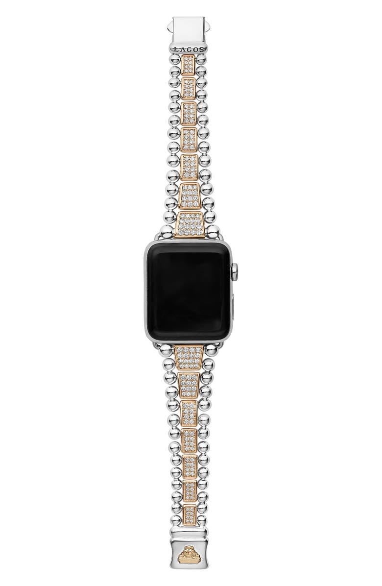 LAGOS Smart Caviar Diamond Apple Watch<sup>®</sup> Watchband, Alternate, color, 