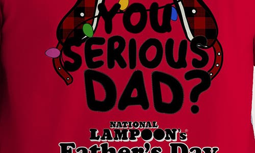 Monster Digital National Lampoon You Serious Dad Graphic T-shirt In Red