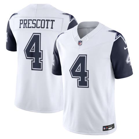 Men's Nike Dak Prescott White Dallas Cowboys Alternate Vapor F.U.S.E. Stitched Limited Jersey