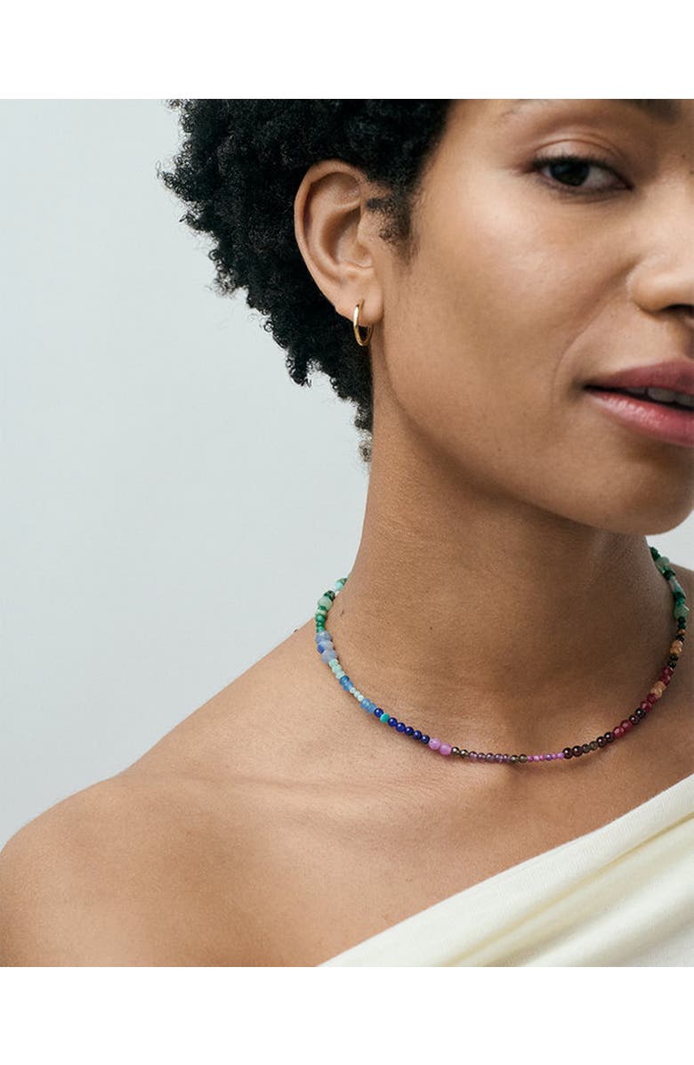 Astley Clarke Second Chance Rainbow Gemstone Necklace, Alternate, color, Rainbow Gemstone