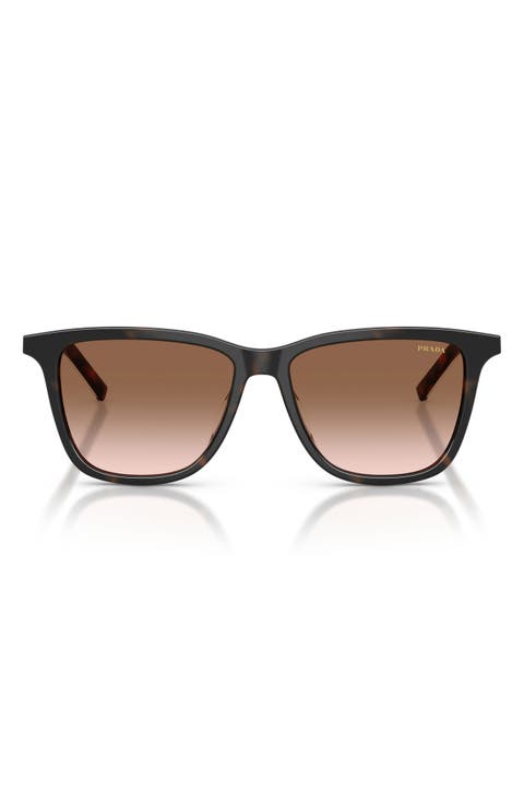 PR D18SD 54mm Gradient Square Sunglasses