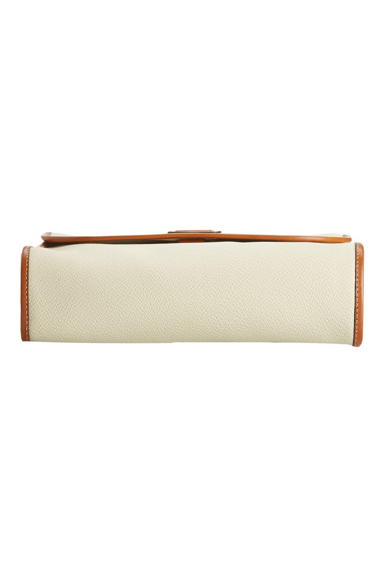 Firenze Faux Leather Trifold Dopp Kit, Alternate, color, CREAM