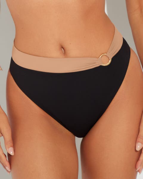 Cheeky High Wasited Bikini Bottoms