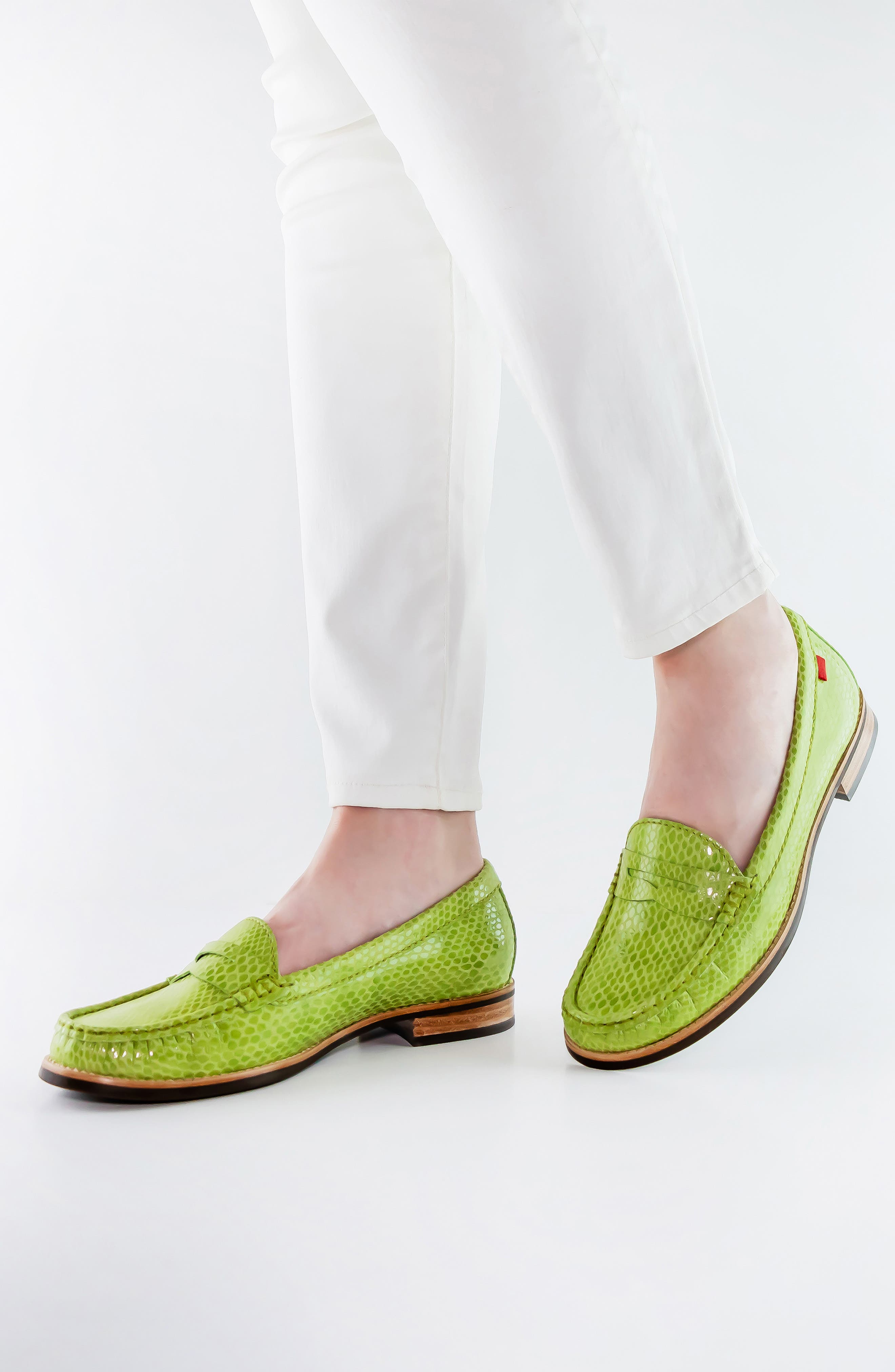 Marc Joseph New York East Village Snakeskin Embossed Loafer, Alternate, color, 