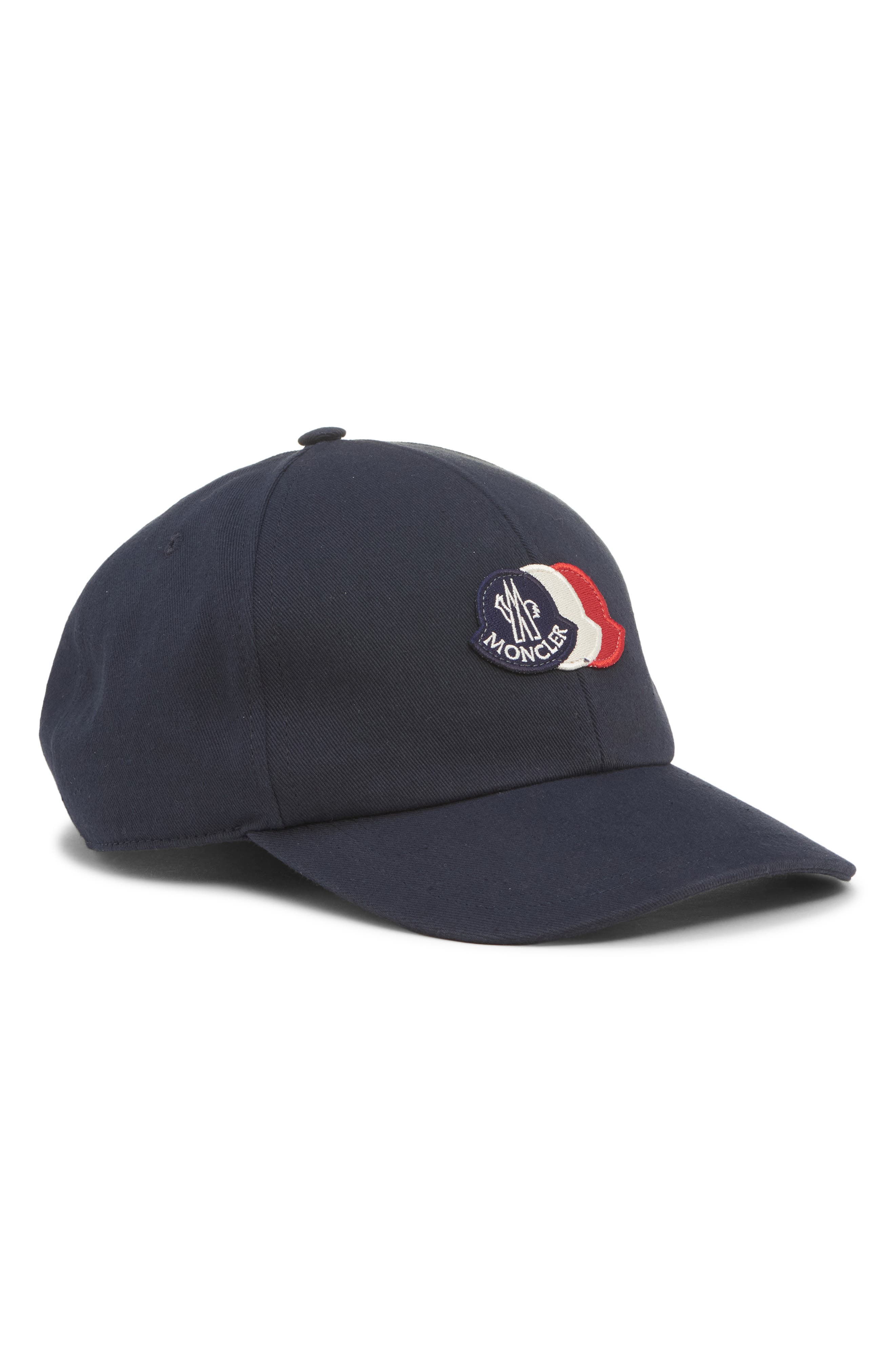 Moncler Logo Patch Adjustable Baseball Cap | Nordstrom