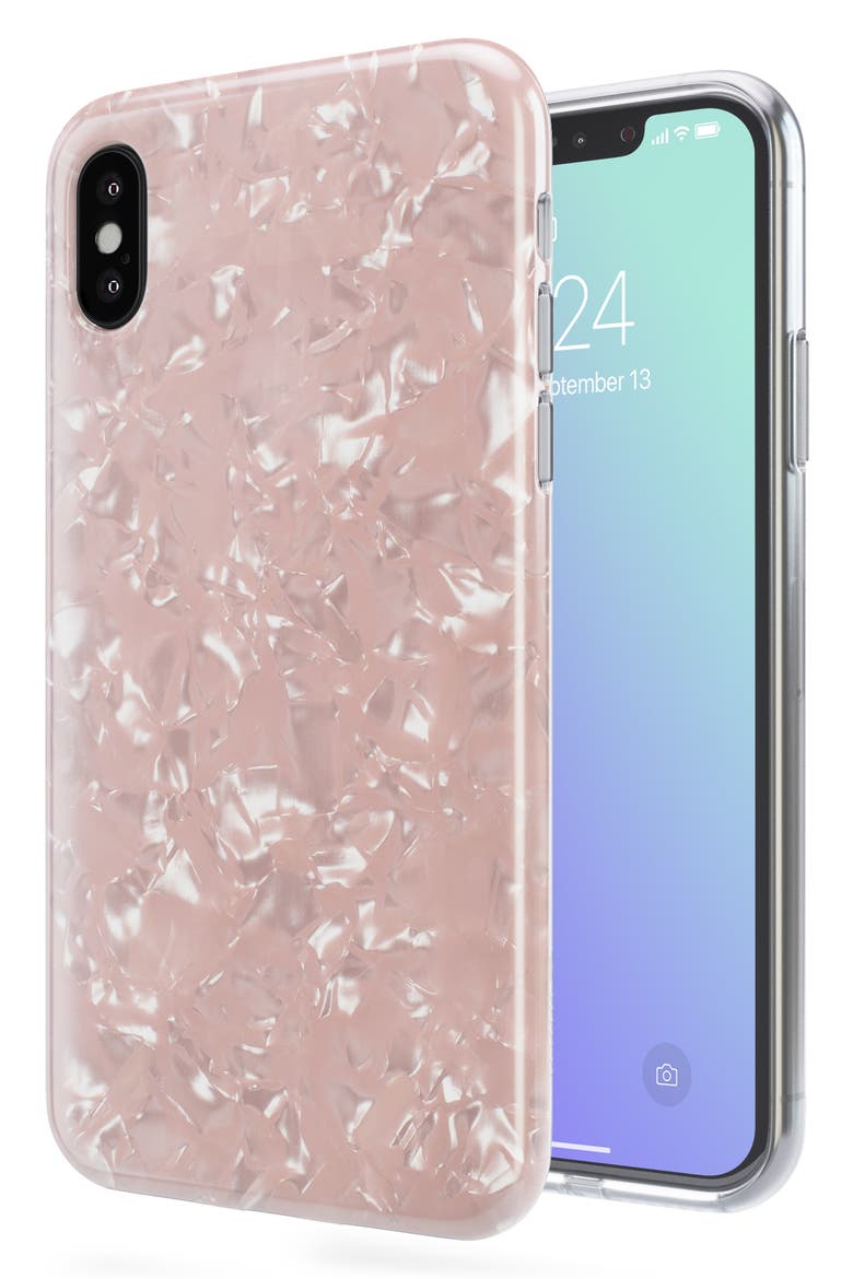 Rose Shimmer iPhone X/Xs/Xs Max & XR Case, Alternate, color, ROSE