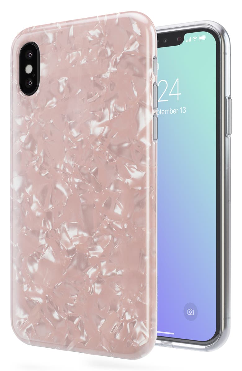 Recover Rose Shimmer iPhone X/Xs/Xs Max & XR Case, Alternate, color, 