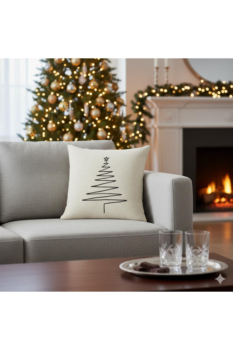 Silent Night Crema Indoor & Outdoor Woven Accent Pillow, Alternate, color, Crema