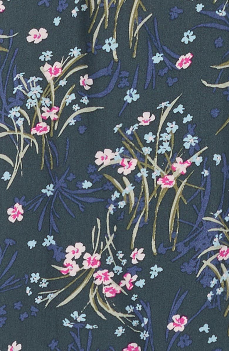 Nordstrom Kids' Floral Jumpsuit, Alternate, color, Green Wildflower Bunches