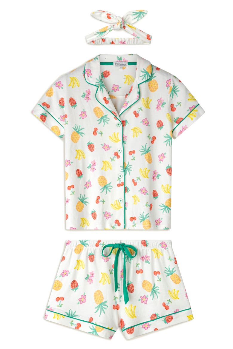 Viva La Vida Short Pajamas, Alternate, color, IVORY