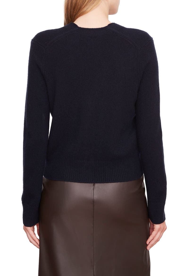 V-Neck Cashmere Cardigan, Alternate, color, COASTAL