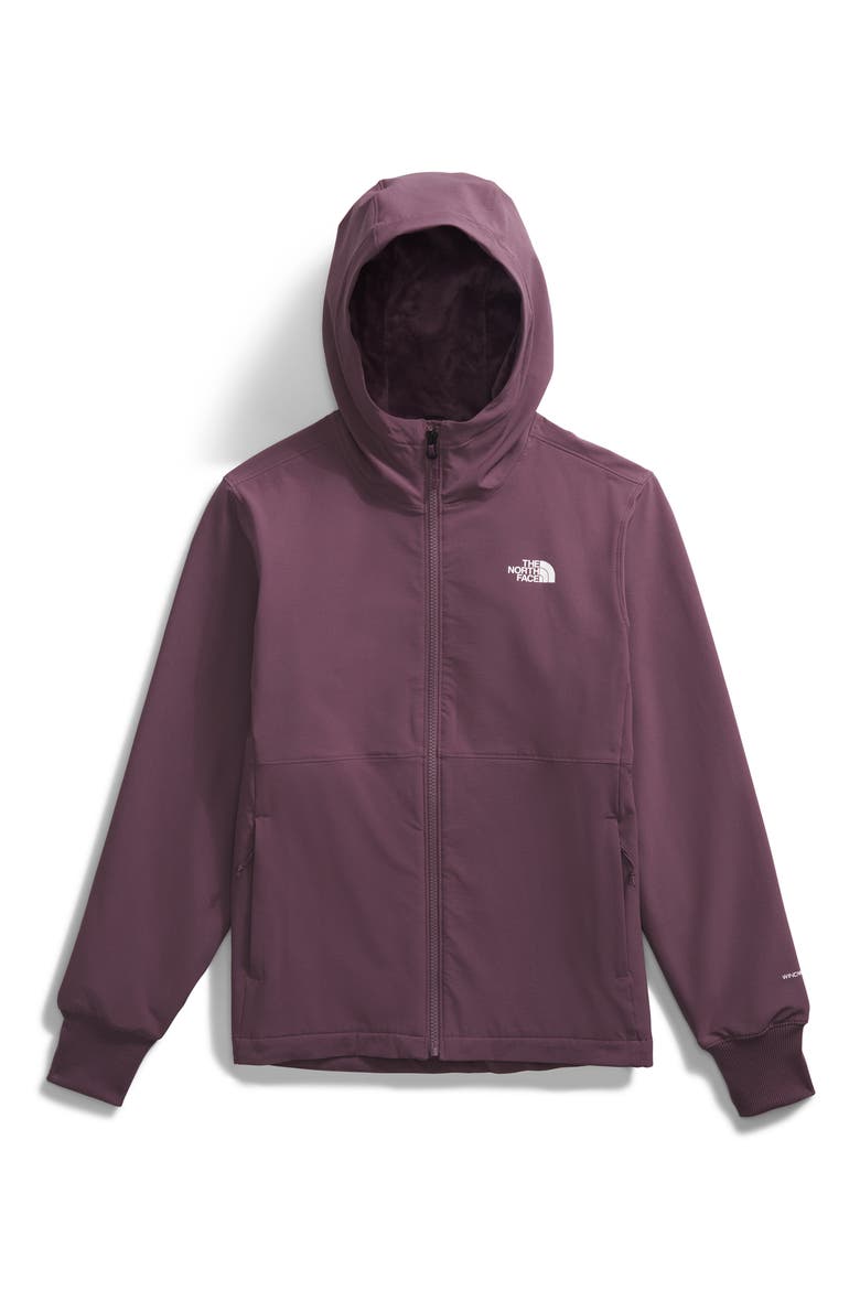 Shelbe Raschel Water Resistant Hooded Jacket, Alternate, color, MIDNIGHT MAUVE