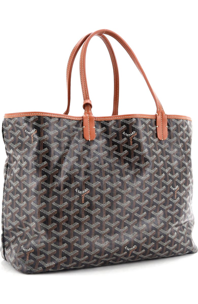 Pre-Owned Goyard Saint Louis Tote Coated Canvas PM, Alternate, color, Black