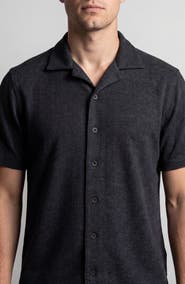 BURNSIDE Short Sleeve Sweater Cardigan