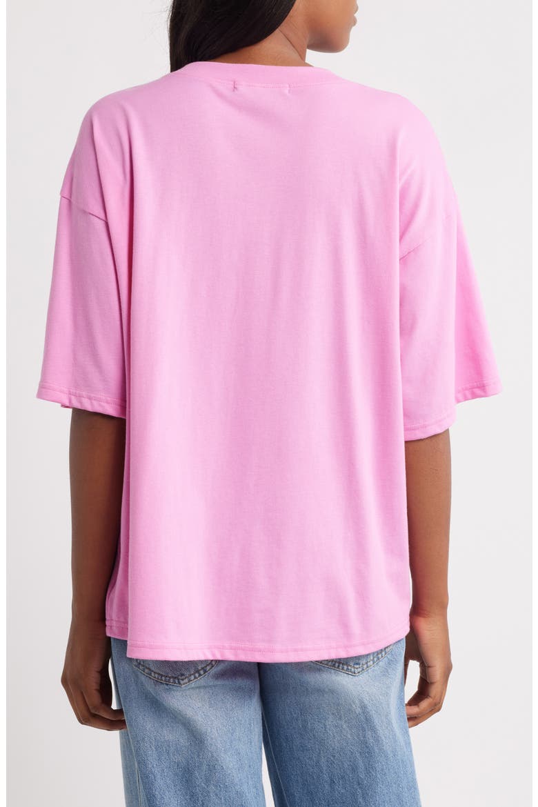 88 Oversize Graphic T-Shirt, Alternate, color, FUSCHIA PINK