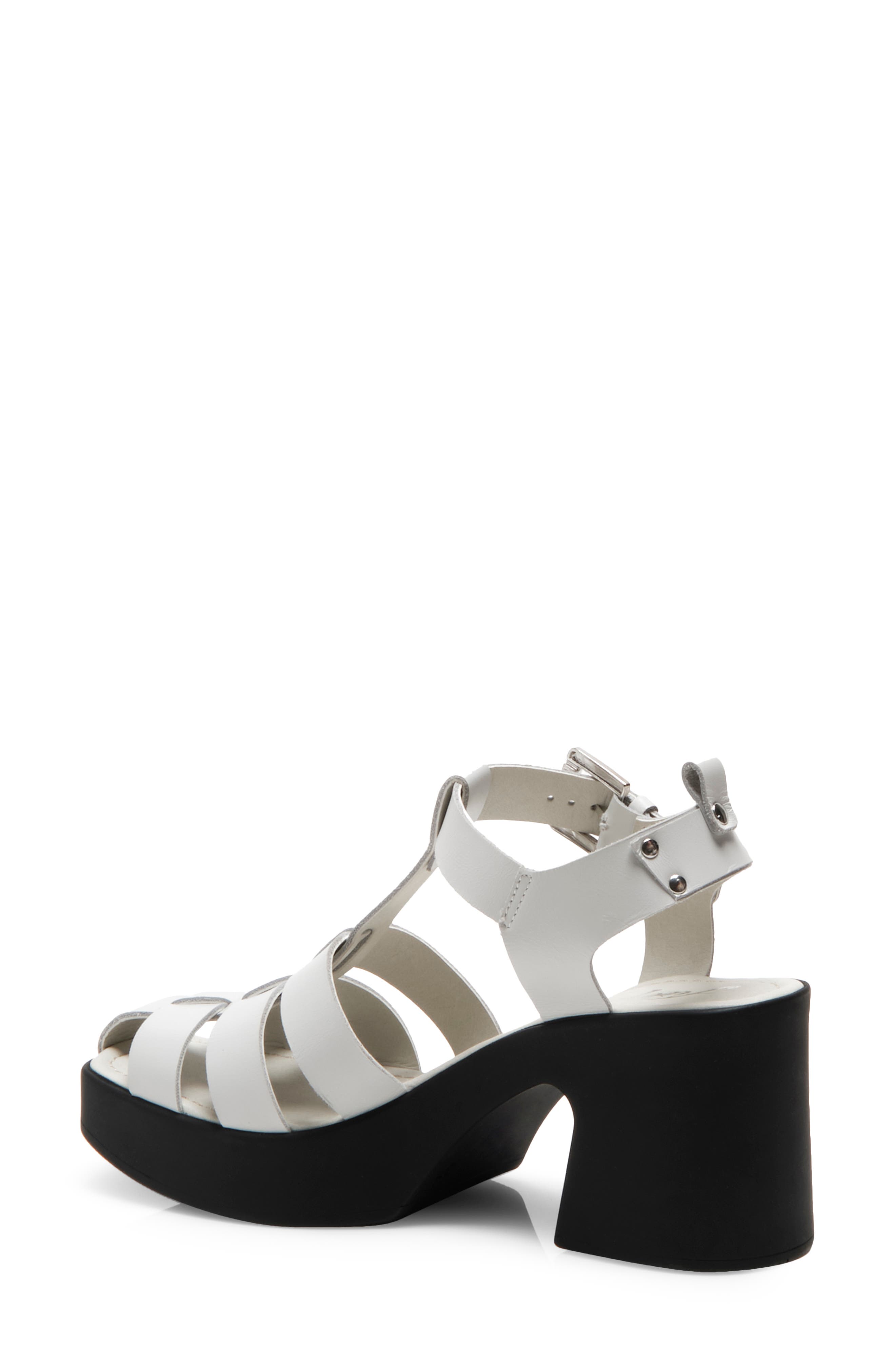 Pacific Platform Fisherman Sandal, Alternate, color, OFF WHITE
