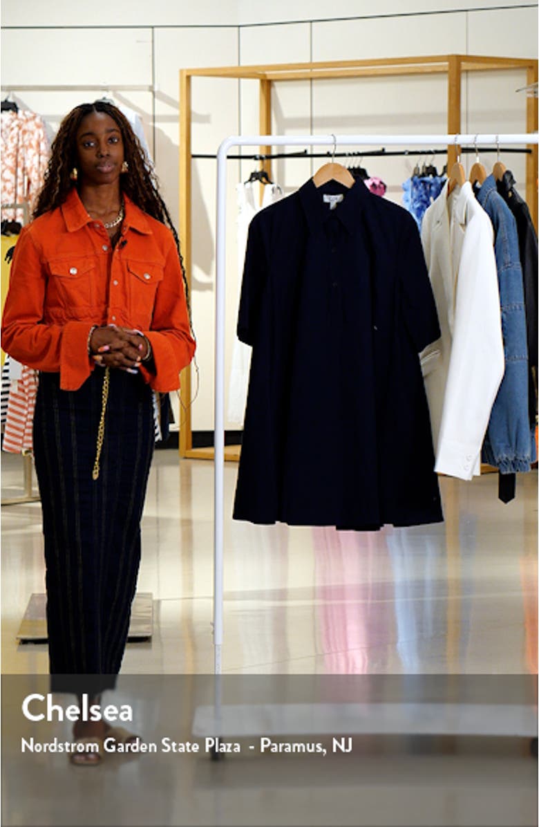 A-Line Cotton Shirtdress, sales video thumbnail