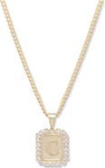 Bracha Royal Initial Card Necklace