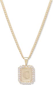 Bracha Royal Initial Card Necklace
