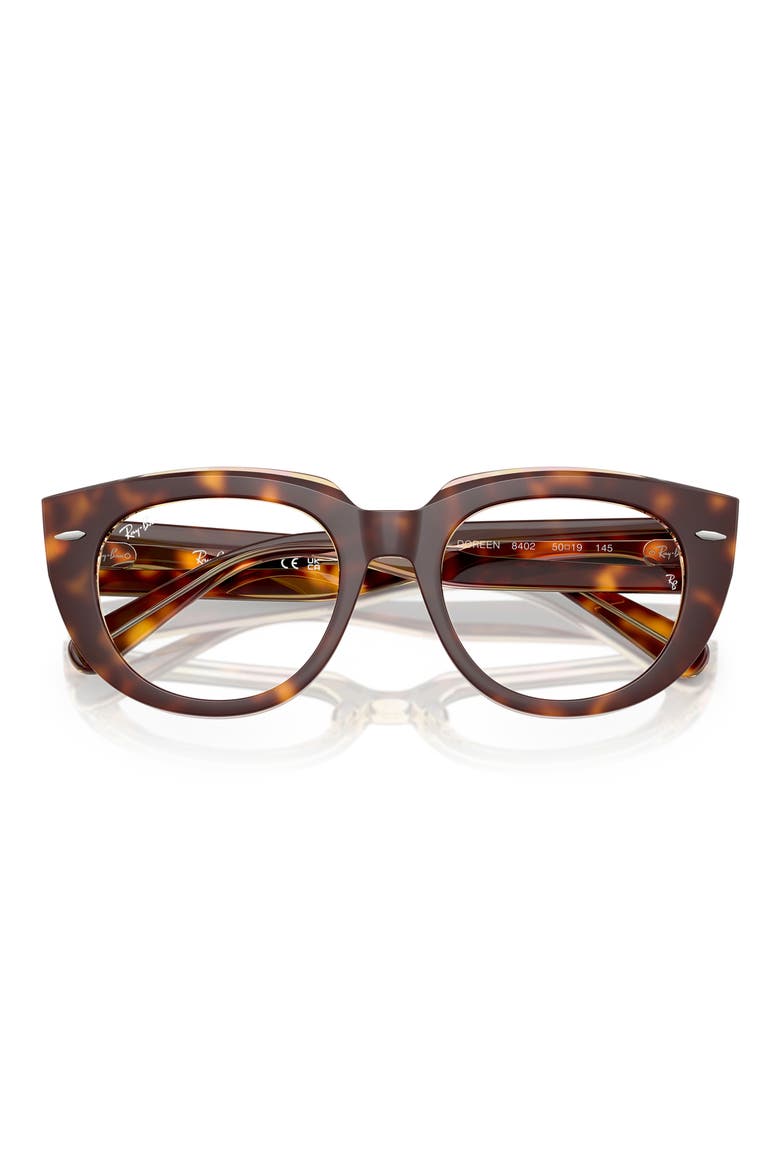 50mm Square Optical Glasses, Alternate, color, HAVANA