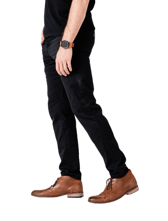 Slim Black Chino Pants - image 2