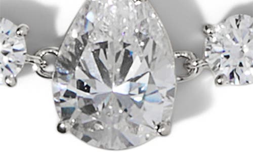 Nadri Everleigh Cubic Zirconia Line Bracelet In Silver