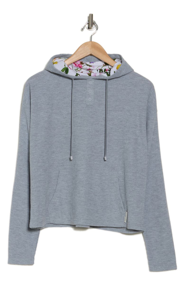 Ted Baker London Flourish Long John Hoodie, Alternate, color, 