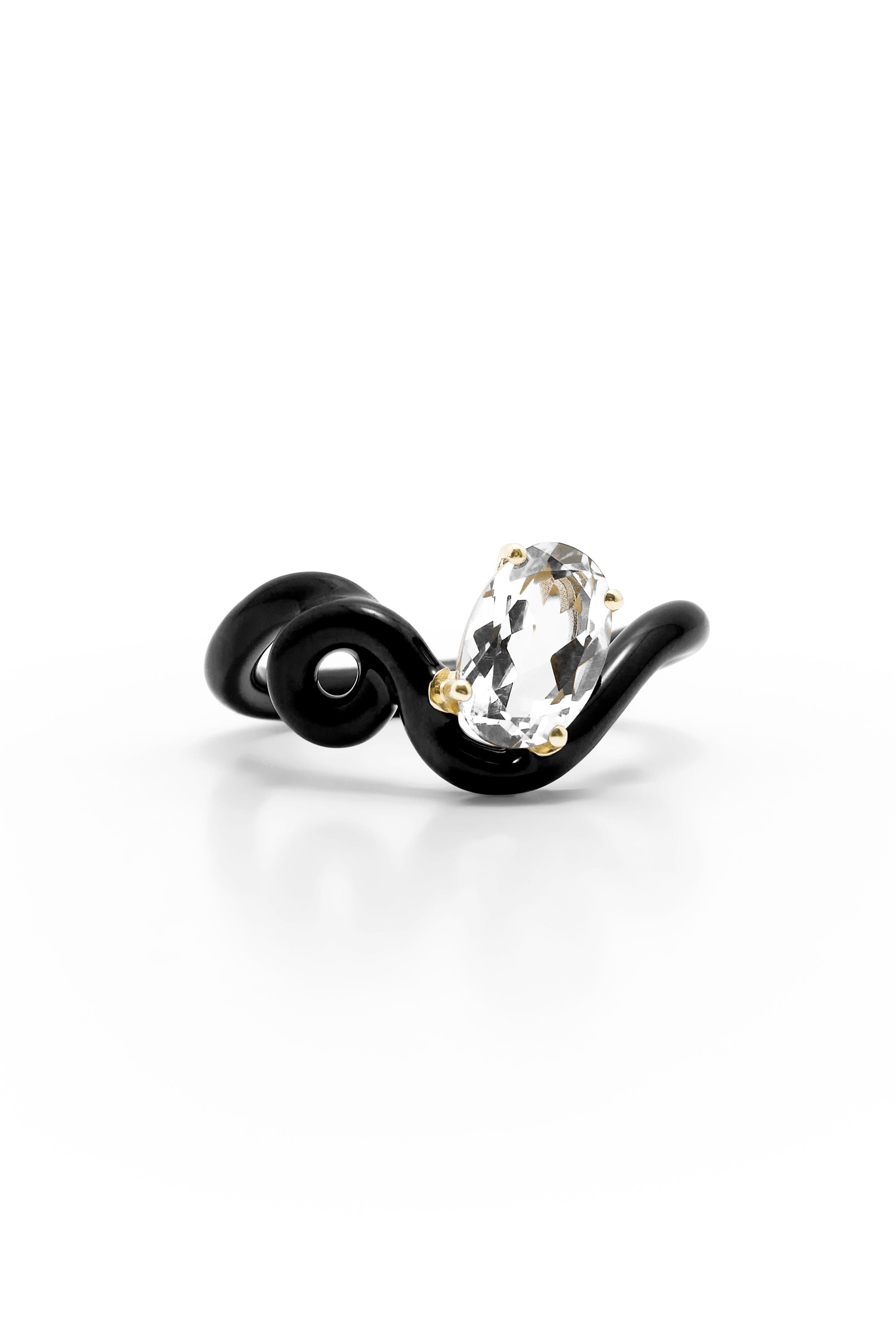 selected Black/Rock Crystal