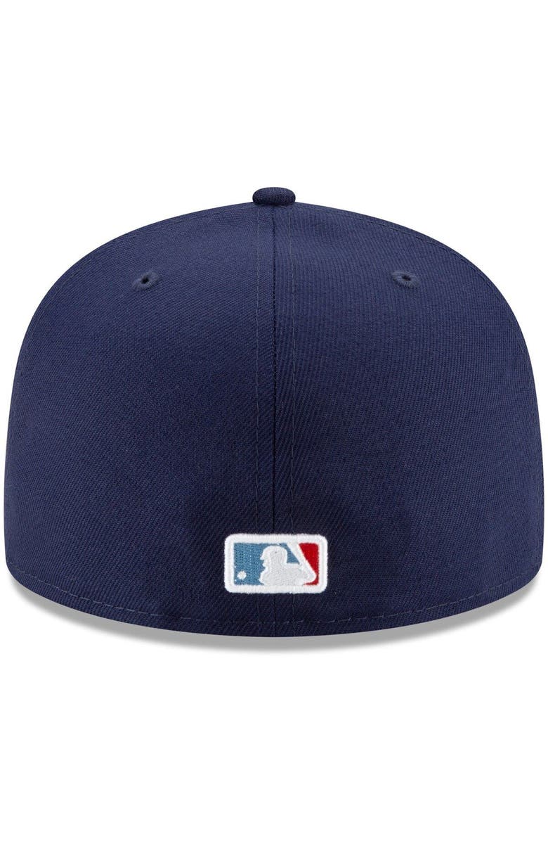 New Era Men's New Era Navy/Light Blue Chicago Cubs 2021 City Connect 59FIFTY Fitted Hat, Alternate, color, Navy