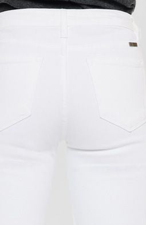Kancan Vanilla Essentials High Rise Bootcut Jeans In White