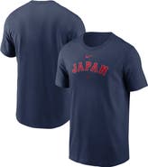 Nike Men's Nike Navy Japan Baseball 2026 World Baseball Classic Wordmark T-Shirt