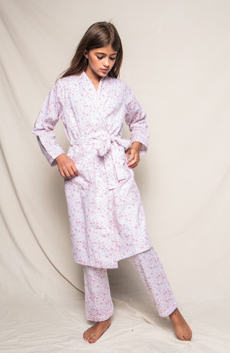 Petite Plume Kids' Dorset Floral Robe, Alternate, color, 