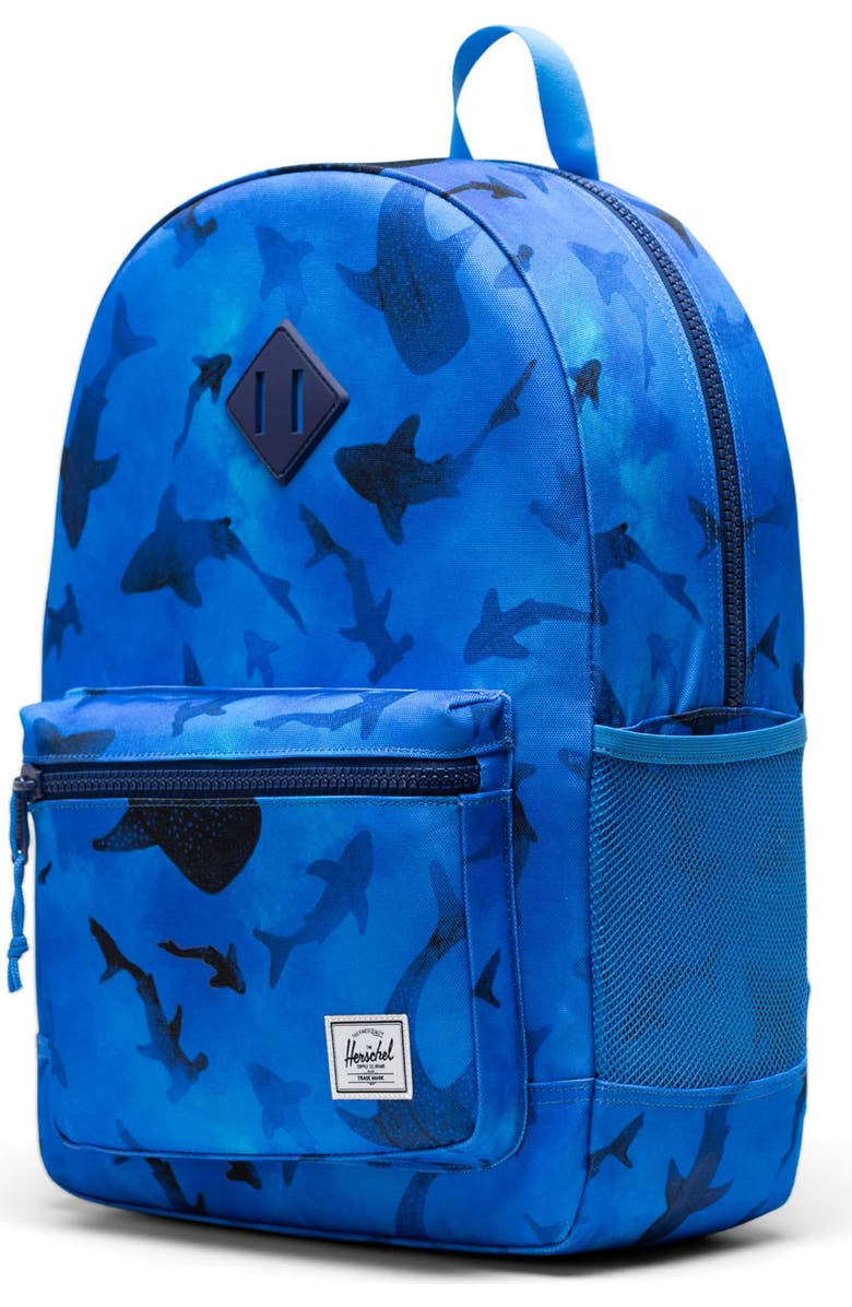 Herschel Supply Co. Kids' Heritage Youth Backpack, Alternate, color, Sharks