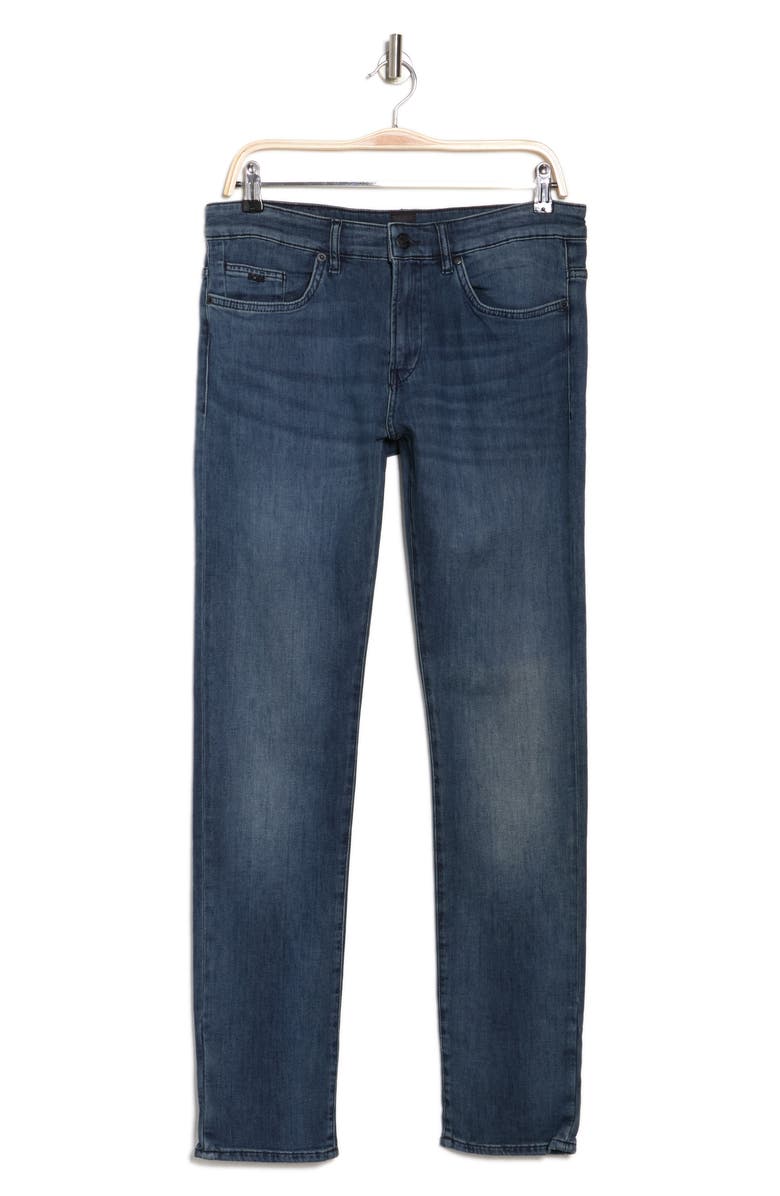 HUGO Delaware Slim Leg Jeans, Alternate, color, 