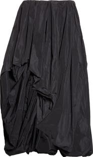 Jil Sander Gathered Draped Skirt