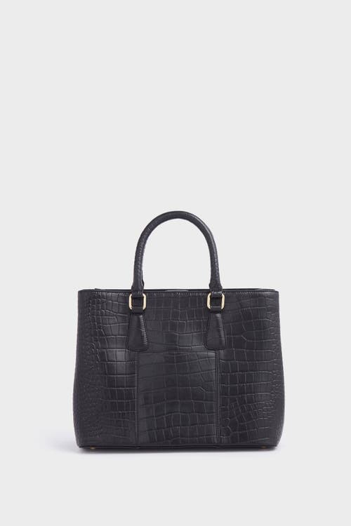 Osprey London The Adaline Leather Workbag In Black