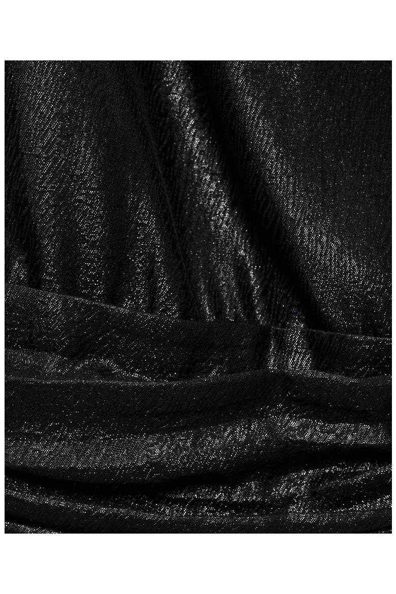 Sequin One-Shoulder Top, Alternate, color, BLACK