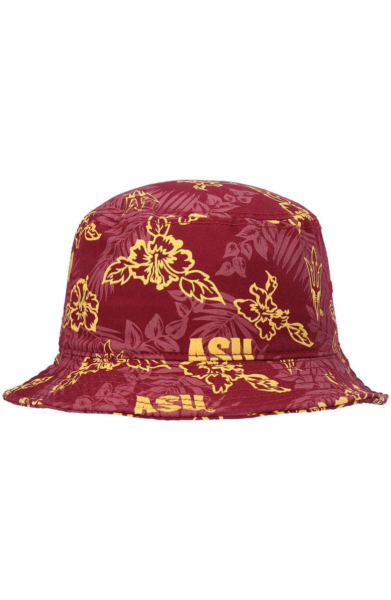 Reyn Spooner Men's Reyn Spooner Maroon Arizona State Sun Devils Floral Bucket Hat, Alternate, color, 
