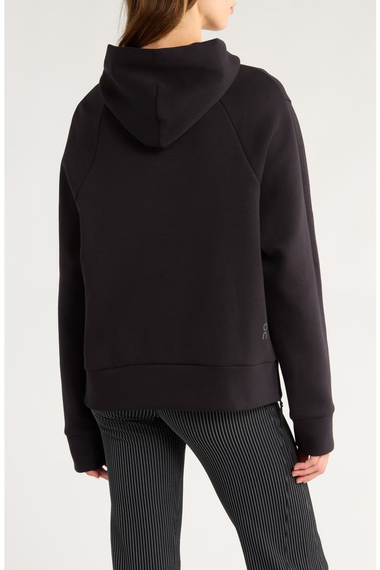 Focus Tech Hoodie, Alternate, color, BLACK
