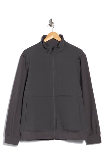 Z By Zella Rapid Run Hybrid Jacket In Gray