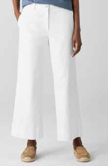 Eileen Fisher Ankle Wide Leg Jeans
