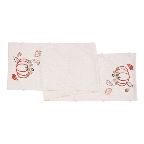 Autumn Botanical Table Runner 14" x 72"