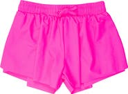 RuffleButts Girls Active Butterfly Shorts