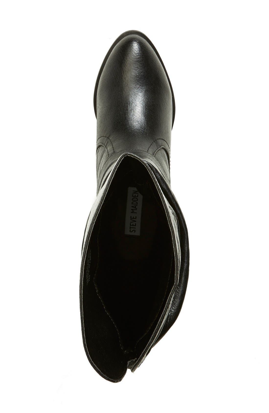 'Casstro' Boot, Alternate, color, BLACK