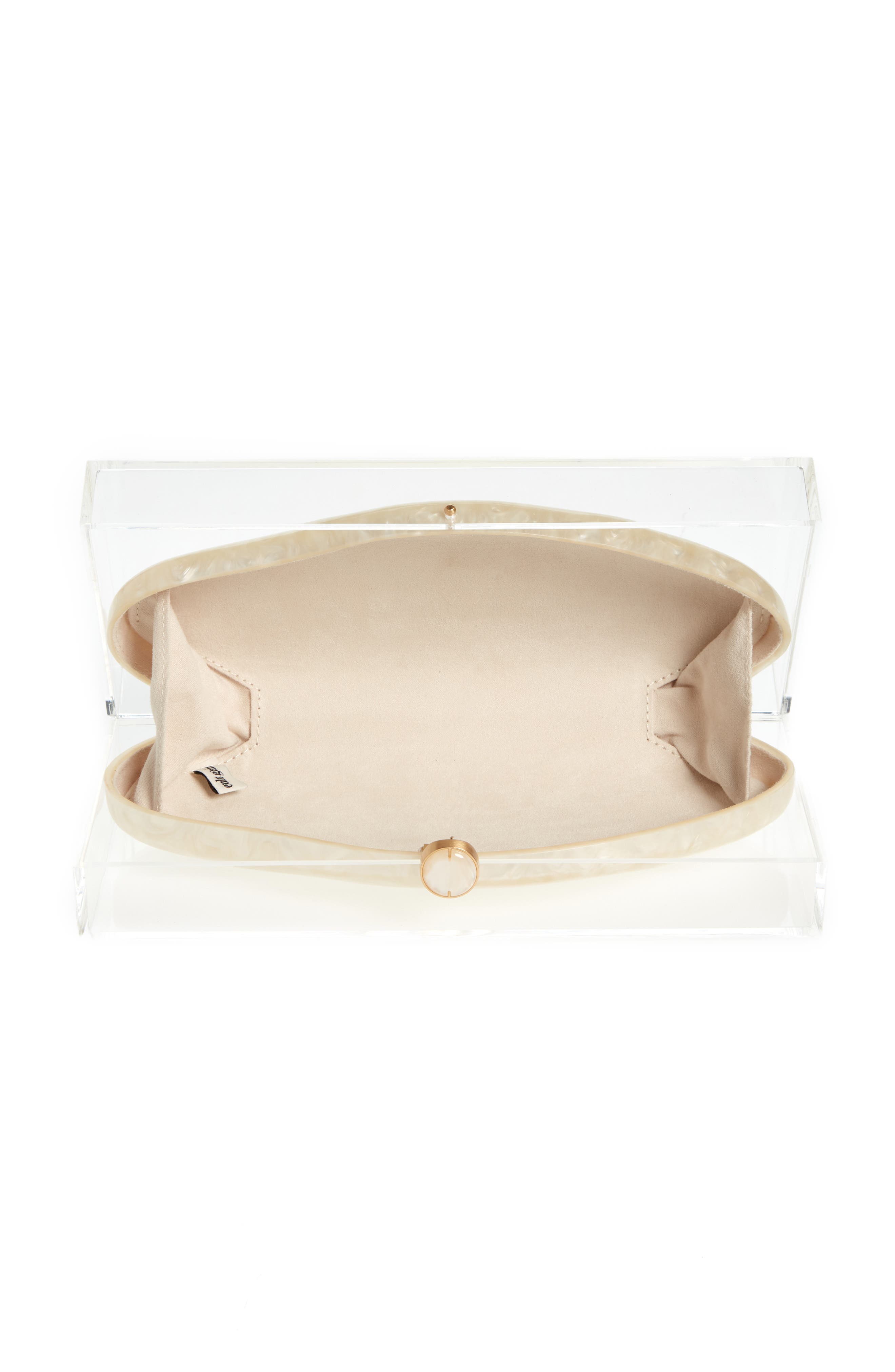 Cult Gaia Annika Acrylic Box Clutch, Alternate, color, 