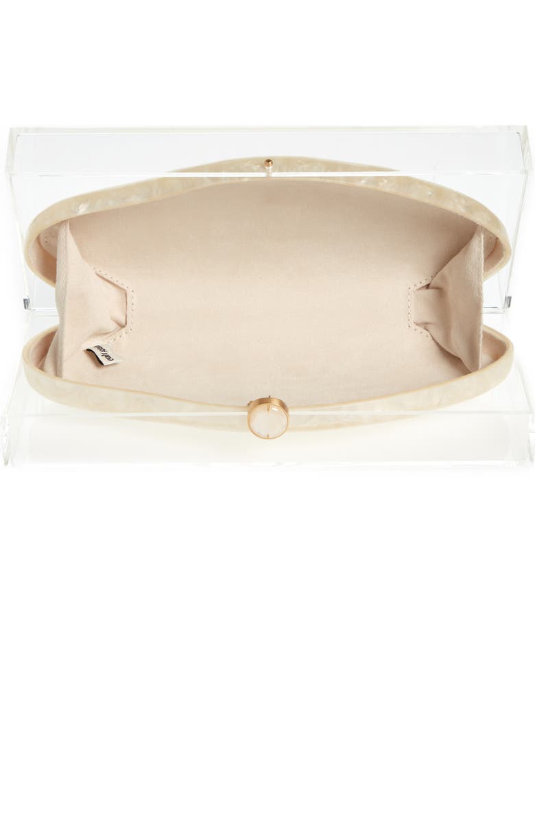Cult Gaia Annika Acrylic Box Clutch, Alternate, color,