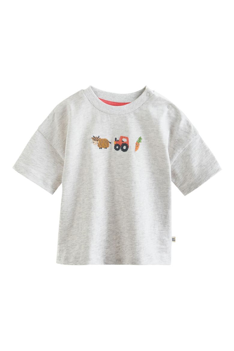 Graphic T-Shirt & Shorts Set, Alternate, color, RED